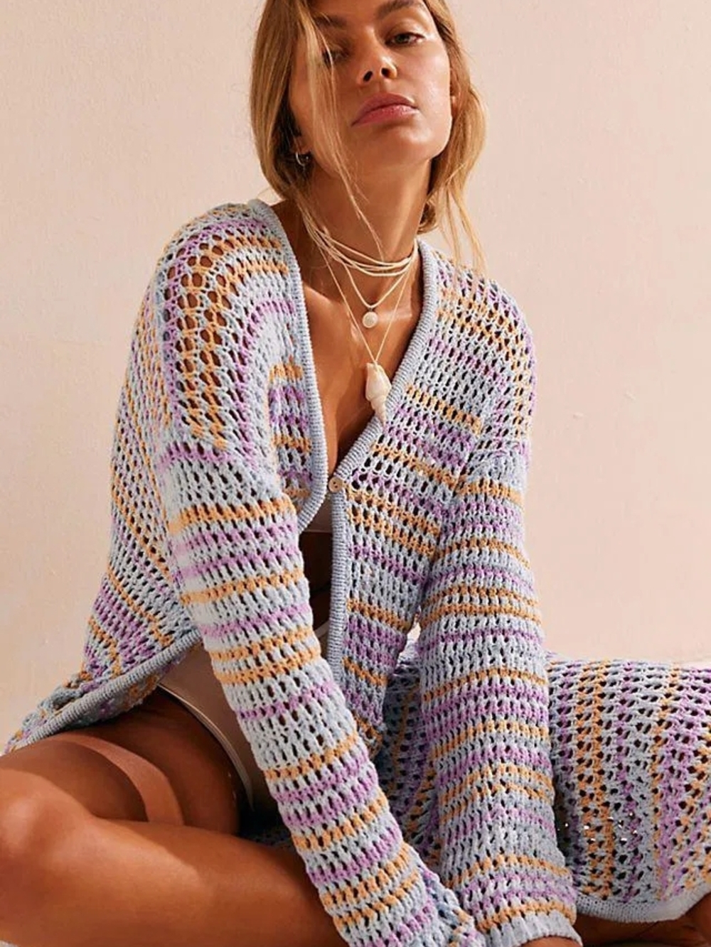 Free People Colette Sweater Cardigan Sz S NWOT